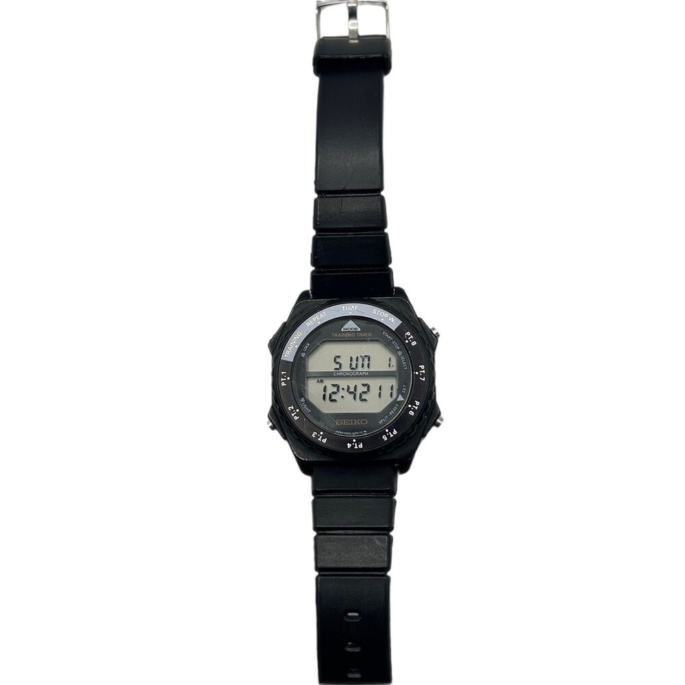 Vintage Seiko A826-6019 Training Timer “Back To The Future” Digital Watch